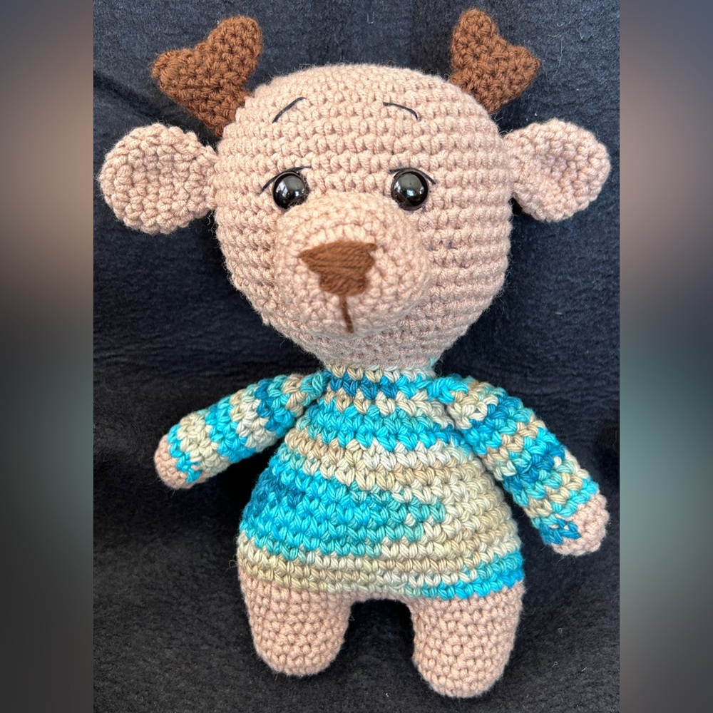 Handmade Crochet Deer Plush
